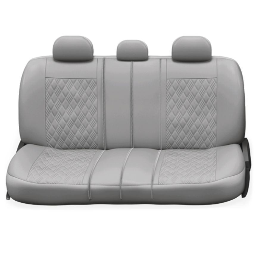 Чехлы на сиденья универсальные экокожа PERSONA PER-1305G GY (M)
