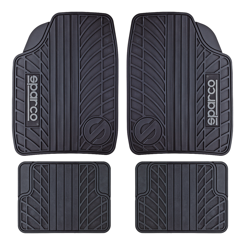 Ковры автомобильные "SPARCO", серия "Classic" SPC/CLS-504 BK/GY