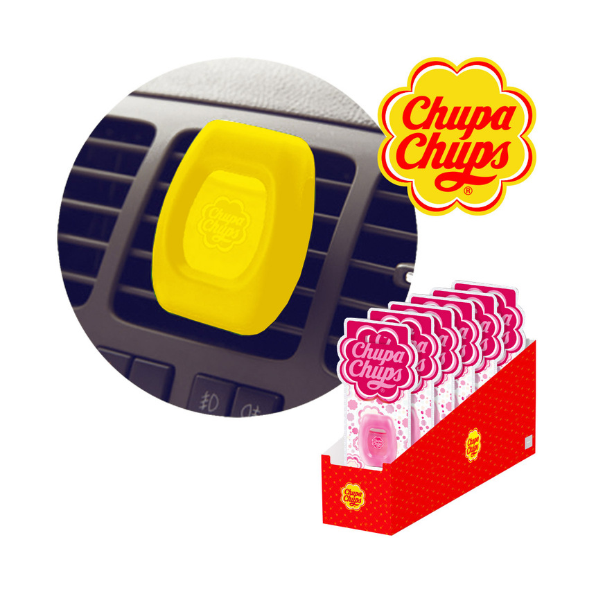 Ароматизатор воздуха "Chupa Chups" на дефлектор (Лайм-лимон) CHP401