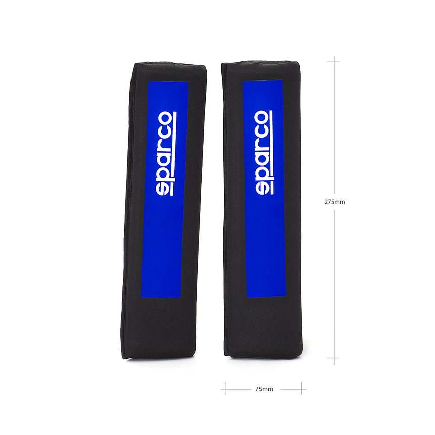 Накладки на ремень "SPARCO", серия "Racing" SPC/RCN-0205 BK/BL