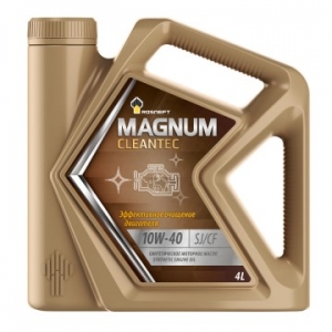 

Моторное синтетическое масло РОСНЕФТЬ эксплуатационное Rosneft Magnum Cleantec 10W-40 Канистра 4 л.