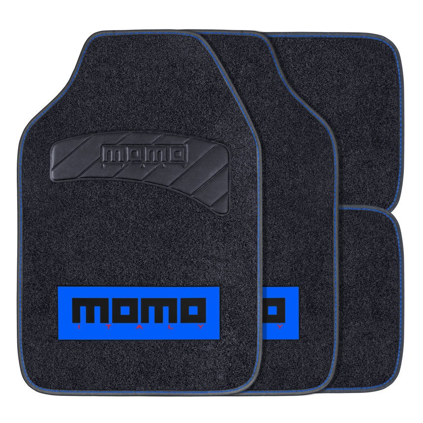 Коврики автомобильные "MOMO", серия "SPORT" MOMO-401 BK/BL