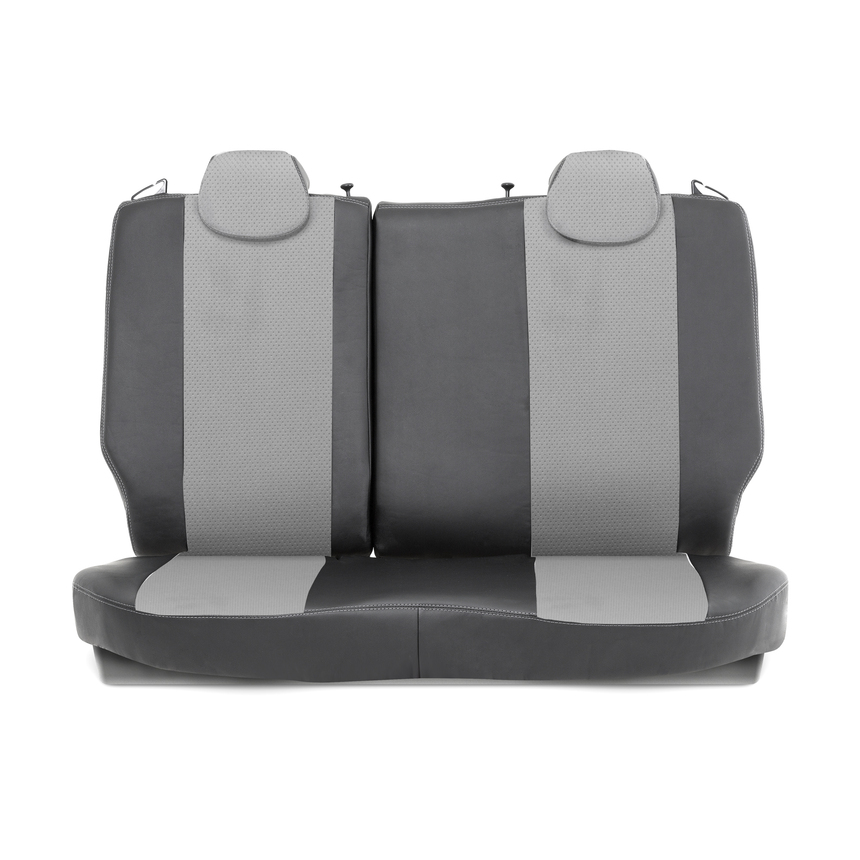 Чехлы на сиденья модельные экокожа KIA RIO-4 (2017+) RIO-4Sd(17+)40-60 G BK/D.GY
