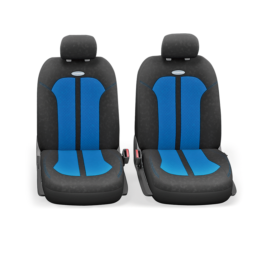 Чехлы на сиденья универсальные SELECTION SEL-1105 BK/BL (M)