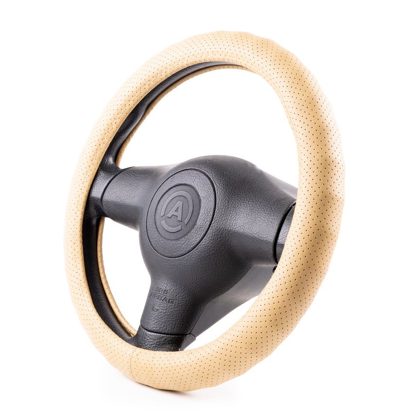 Оплётка руля AUTOPROFI из экокожи AP-1912 BE (M) Оплётка руля AUTOPROFI из экокожи AP-1912 BE (M)