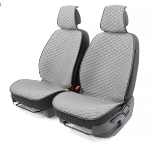 Накидки на передние сиденья "Car Performance", 2 шт., fiberflax CUS-1032 GY