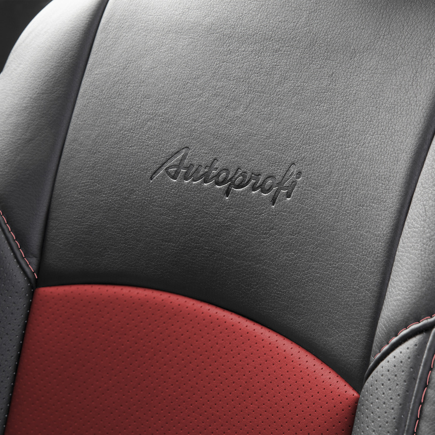 Накидки на сиденья каркасные AUTOPROFI экокожа HIT-1110G BK/RD