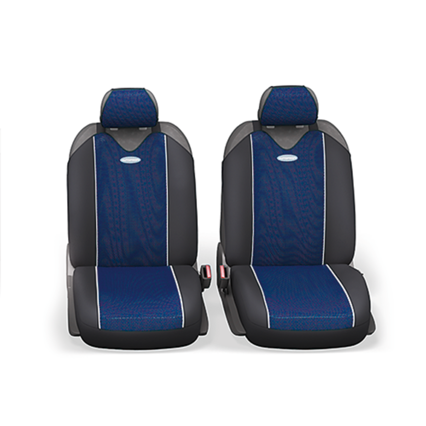 Майки на сиденья CARBON PLUS CRB-902P BK/BL Майки на сиденья CARBON PLUS CRB-902P BK/BL