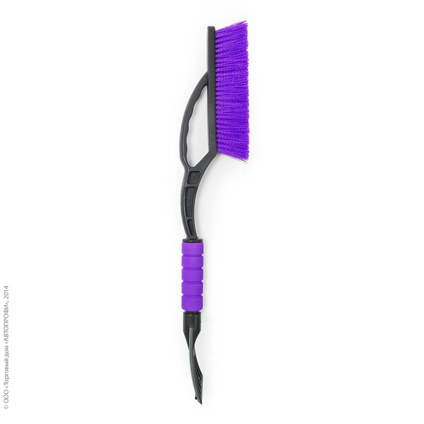 Щетка для снега "AUTOPROFI" SB-1445 BK/VIOLET