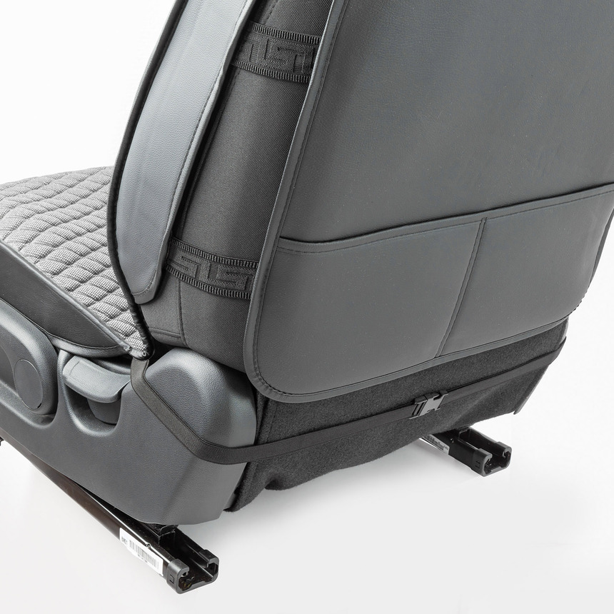 Каркасные накидки на передние сиденья "Car Performance", 2 шт., fiberflax CUS-2032 GY