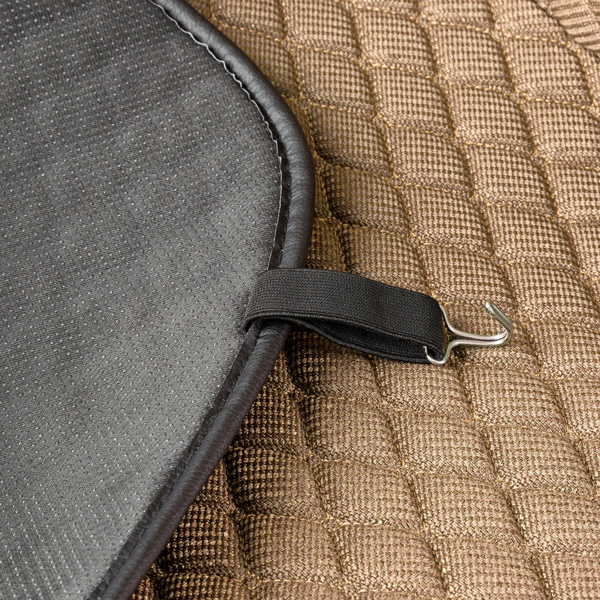 Накидки на передние сиденья "Car Performance", 2 шт., fiberflax CUS-1032 BE