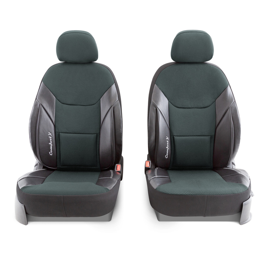 Чехлы на сиденья универсальные COM-1505GJ BK/GUN METAL