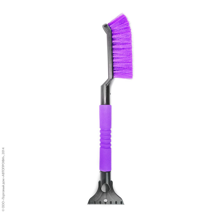 Щетка для снега "AUTOPROFI" SB-1449 BK/VIOLET