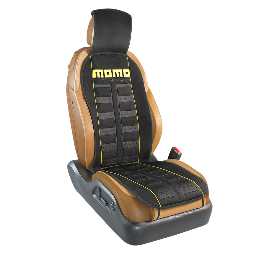 Накидка на сиденье "MOMO", серия "SPORT" MOMO-101 BK/YE