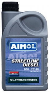 Моторное синтетическое масло AIMOL для дизельных двигателей AIMOL STREETLINE DIESEL 5W-40 Канистра 4 л