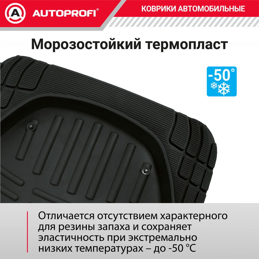 Коврики автомобильные AUTOPROFI TER-500i BK Коврики автомобильные AUTOPROFI TER-500i BK