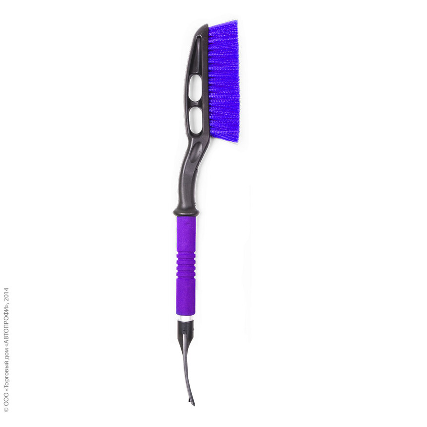 Щетка для снега "AUTOPROFI" SB-1454 BK/VIOLET