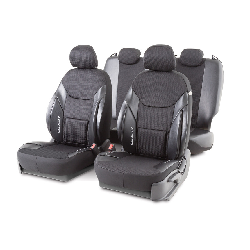 Чехлы на сиденья универсальные COM-1505GJ BK/BK