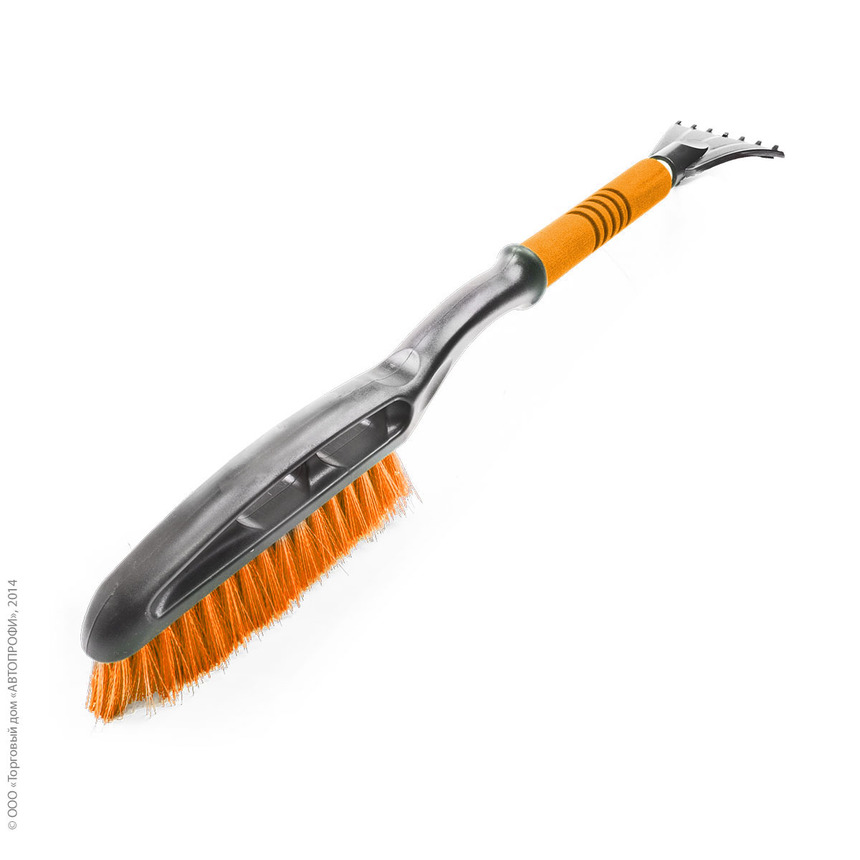 Щетка для снега "AUTOPROFI" SB-1454 BK/ORANGE