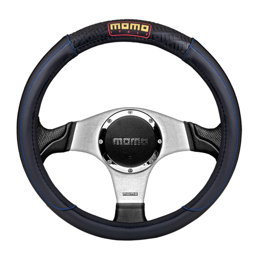 Оплетка руля MOMO MOMO-302 BK/BL