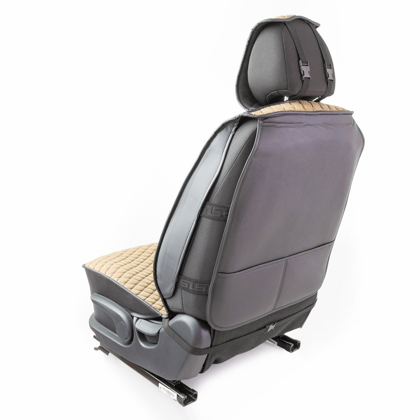 Каркасные накидки на передние сиденья "Car Performance", 2 шт., fiberflax CUS-2032 BE