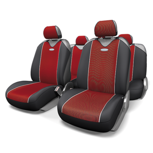 Майки на сиденья CARBON PLUS CRB-902P BK/RD Майки на сиденья CARBON PLUS CRB-902P BK/RD