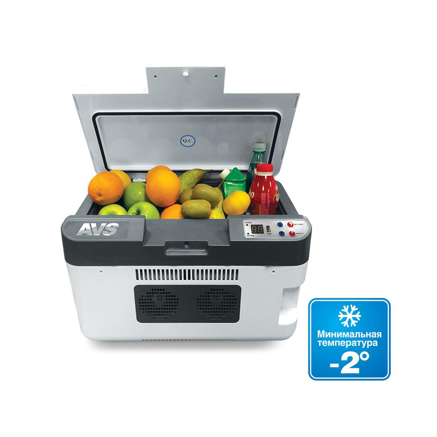 Холодильник автомобильный AVS CC-24WBC USB-порт 24л 12V, 24V, 220V /
 A80972S