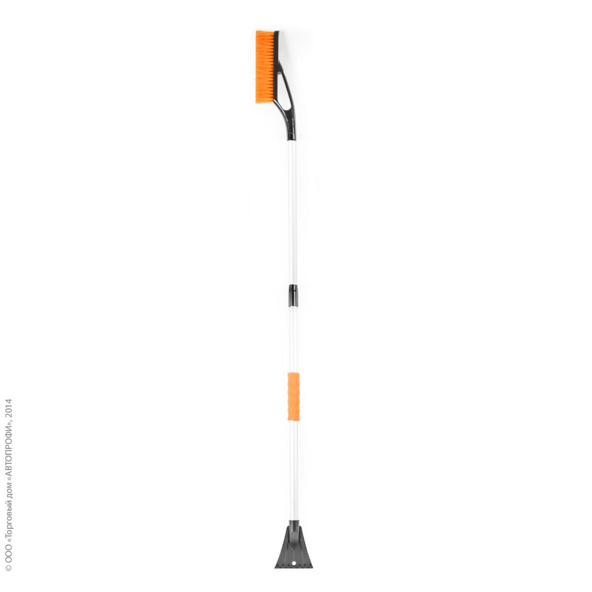Щетка для снега "AUTOPROFI" SB-1458 BK/ORANGE