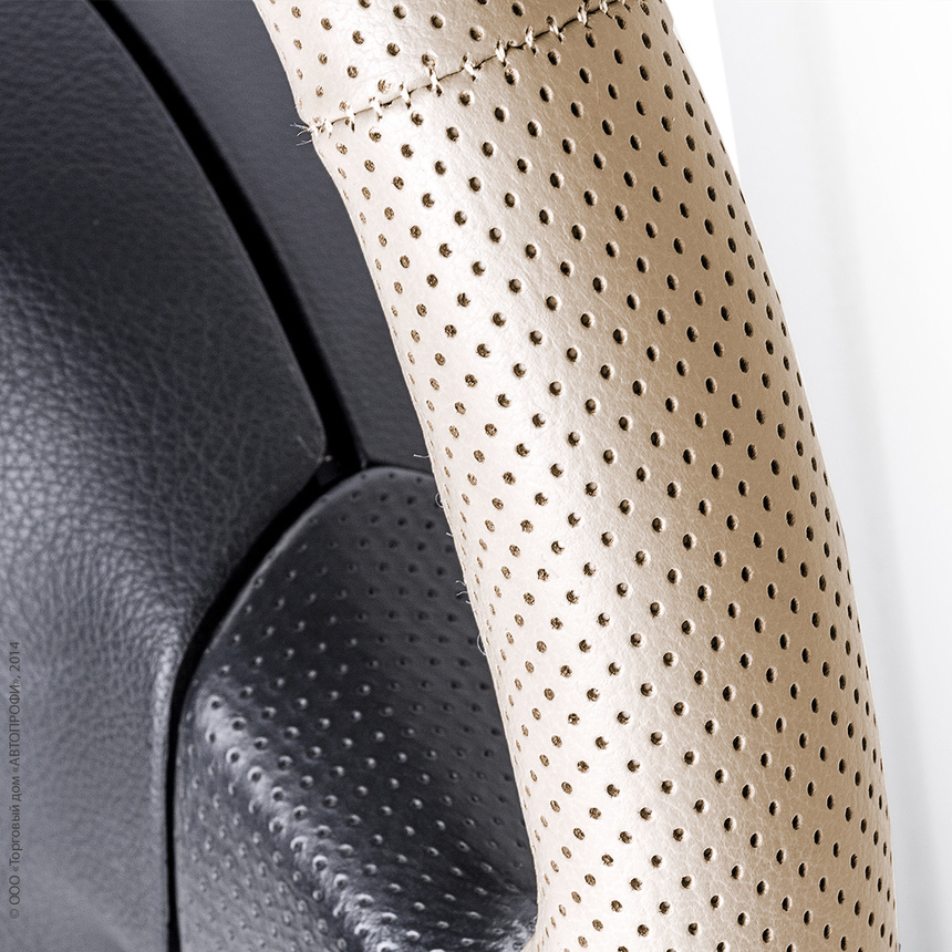 Оплётка для перетяжки руля AUTOPROFI SAM-201 BE (M) Оплётка для перетяжки руля AUTOPROFI SAM-201 BE (M)