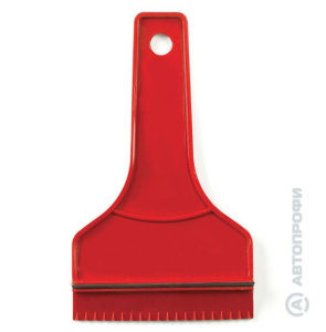 Скребок для снега, с резиновым лезвием, 18 см., AUTOPROFI SC-1017 RD