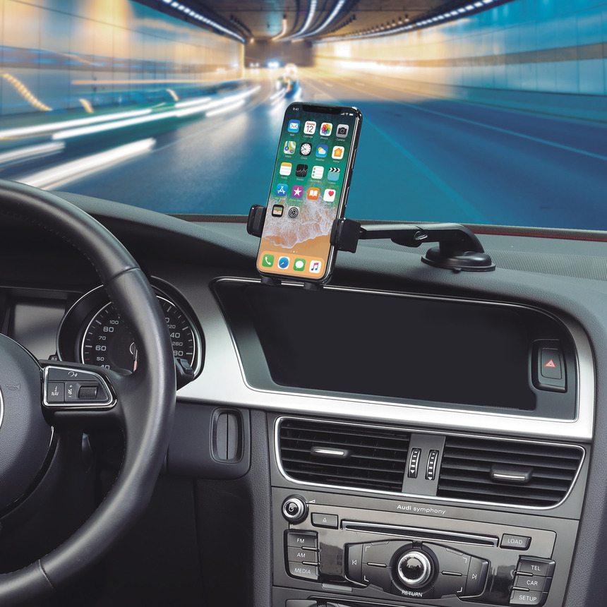 Универсальный автомобильный держатель KODAK с раздвижным фиксатором PH201 Универсальный автомобильный держатель KODAK с раздвижным фиксатором PH201