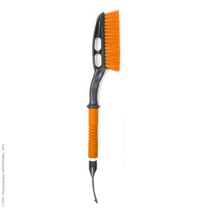 Щетка для снега "AUTOPROFI" SB-1454 BK/ORANGE