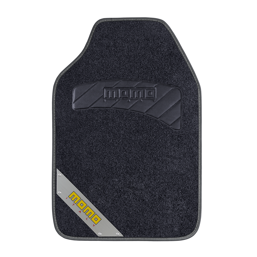 Коврики автомобильные "MOMO", серия "UNIVERSAL" MOMO-405 BK/ALUMINIUM
