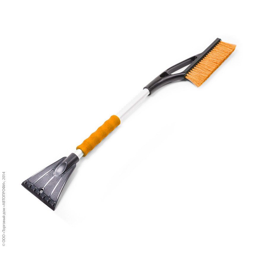 Щетка для снега "AUTOPROFI" SB-1453 BK/ORANGE