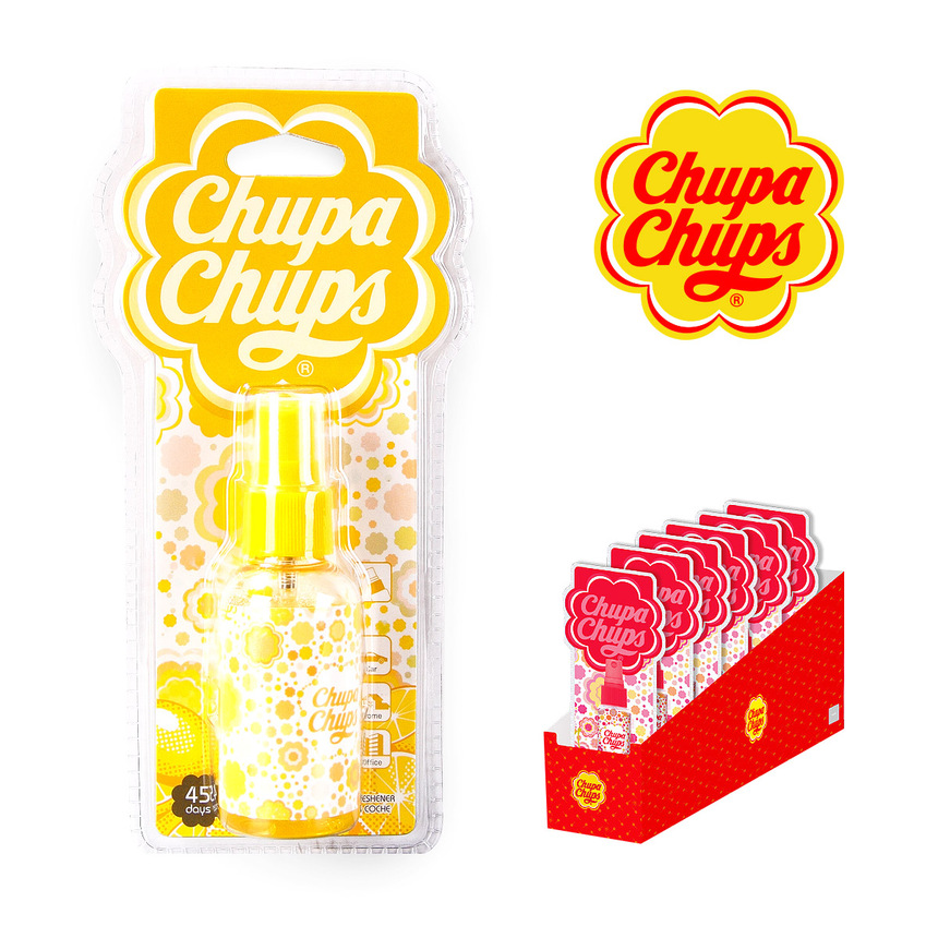 Ароматизатор воздуха "Chupa Chups" спрей (Лайм-лимон) CHP201