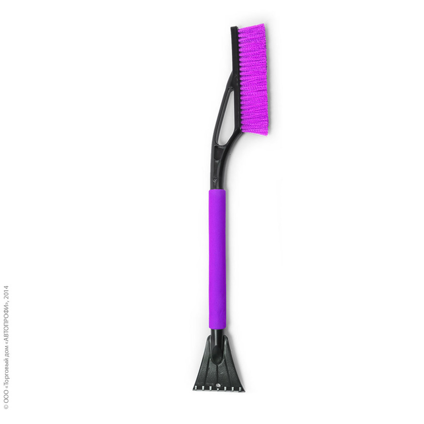 Щетка для снега "AUTOPROFI" SB-1448 BK/VIOLET