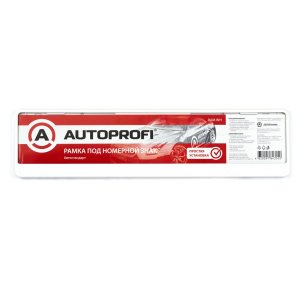 Рамка под номерной знак AUTOPROFI двусоставная RAM WH Рамка под номерной знак AUTOPROFI двусоставная RAM WH