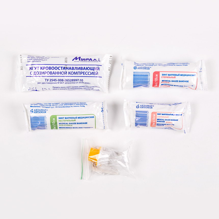 Аптечка первой помощи дорожная AUTOPROFI MED-100