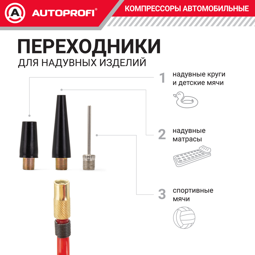 Компрессор воздушный AUTOPROFI, 30 л./мин., серия "АКМ" AKM-30