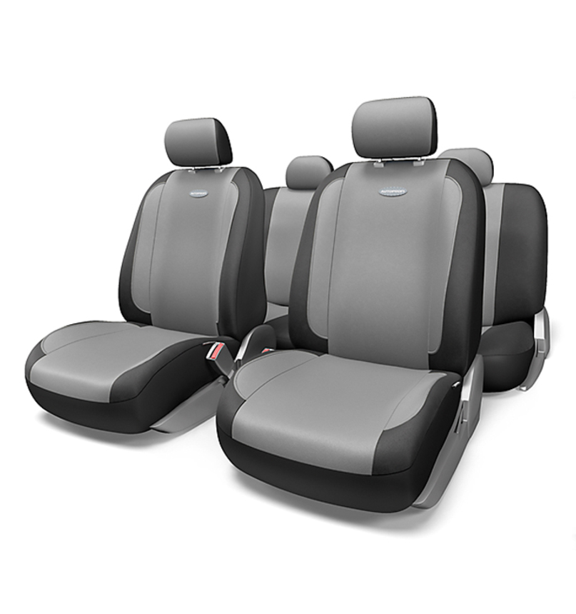 Чехлы на сиденья универсальные GENERATION GEN-1105 BK/D.GY (M)