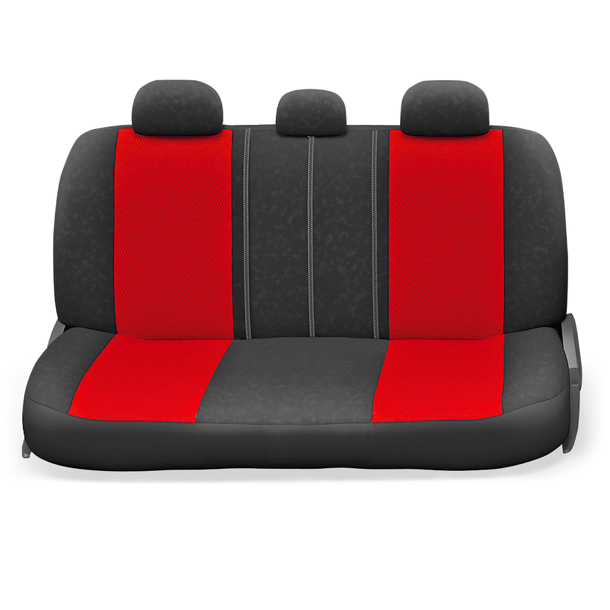 Чехлы на сиденья универсальные SELECTION SEL-1105 BK/RD (M)