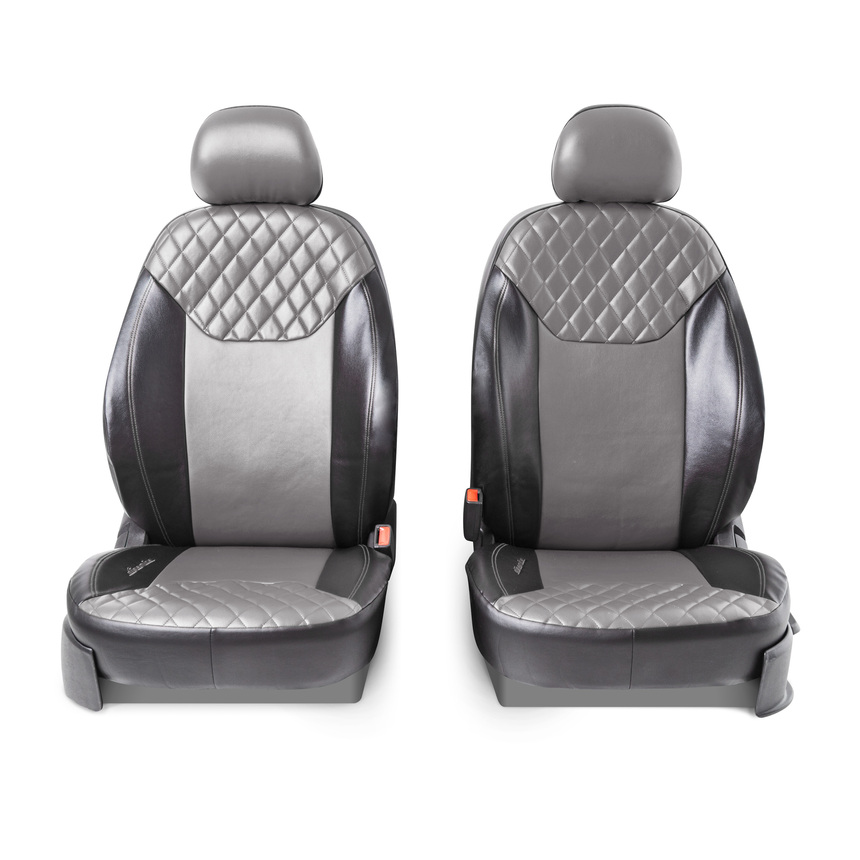 Чехлы на сиденья универсальные DIN-1505GF BK/D.GY