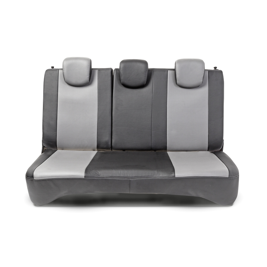 Чехлы на сиденья модельные экокожа RENAULT LOGAN-2 (2012+) LOG-2Sd(12+)40-60 G BK/D.GY