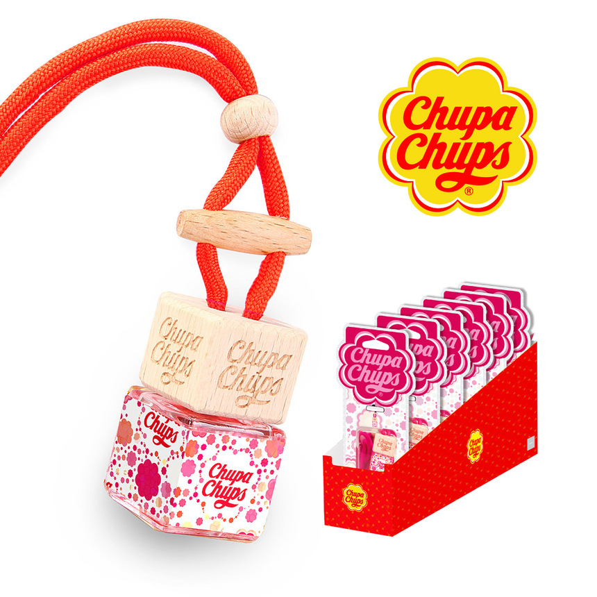 Ароматизатор воздуха "Chupa Chups" подвесной (Вишня) CHP100