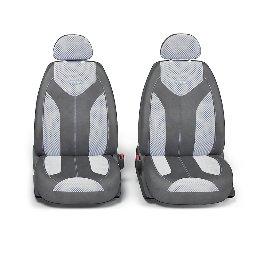Чехлы на сиденья универсальные MATRIX MTX-1105 D.GY/L.GY (S)