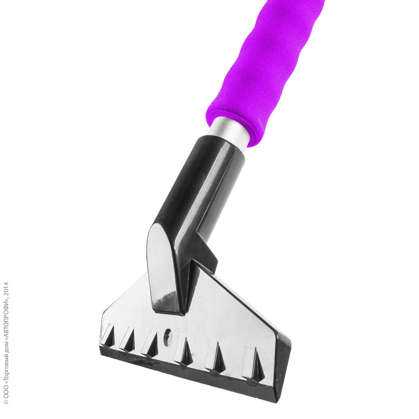 Щетка для снега "AUTOPROFI" SB-1452 BK/VIOLET