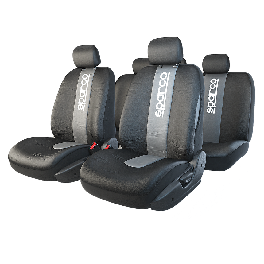 Чехлы на сиденья универсальные "SPARCO", серия "Racing" SPC/RCN-1105 BK/GY