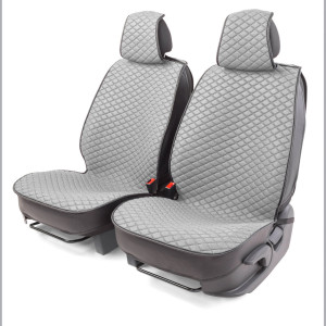 Каркасные накидки на передние сиденья "Car Performance", 2 шт., fiberflax CUS-2032 GY