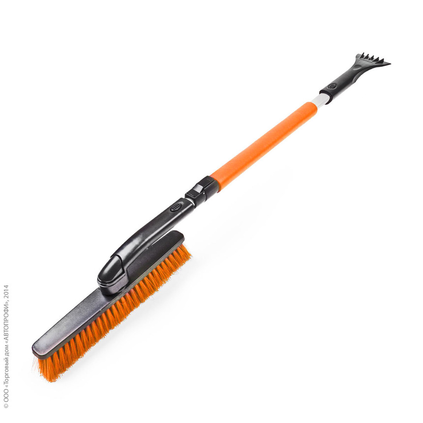 Щетка для снега "AUTOPROFI" SB-1461 BK/ORANGE