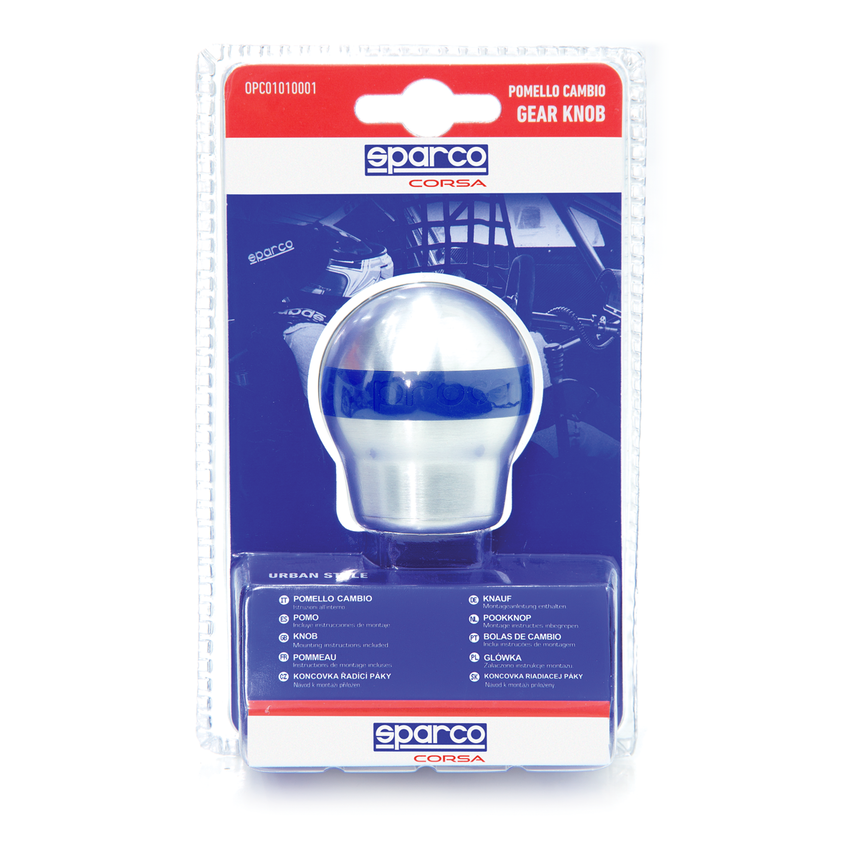 Рукоятка рычага КПП "SPARCO", серия "Urban" SPC/GN-URB AL/BL
